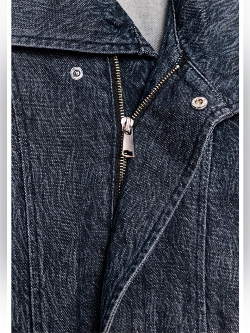 NWT Zara Z1975 Cropped Denim Jacket - Picture 6 of 10